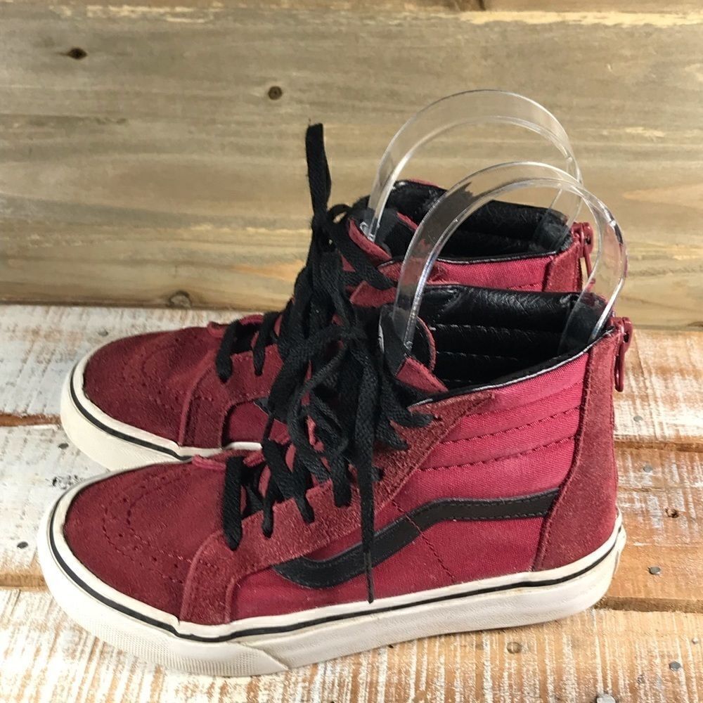✅Vans kids high top shoe suede